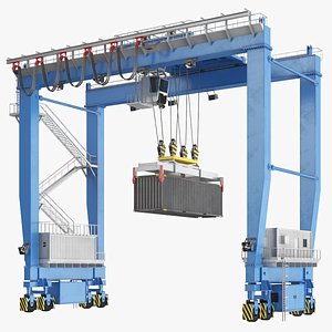 STL file Lattice gantry crane (HO scale) 🏗️・Model to download
