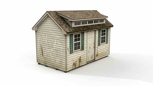 3D Abandoned Farm Outbuilding
