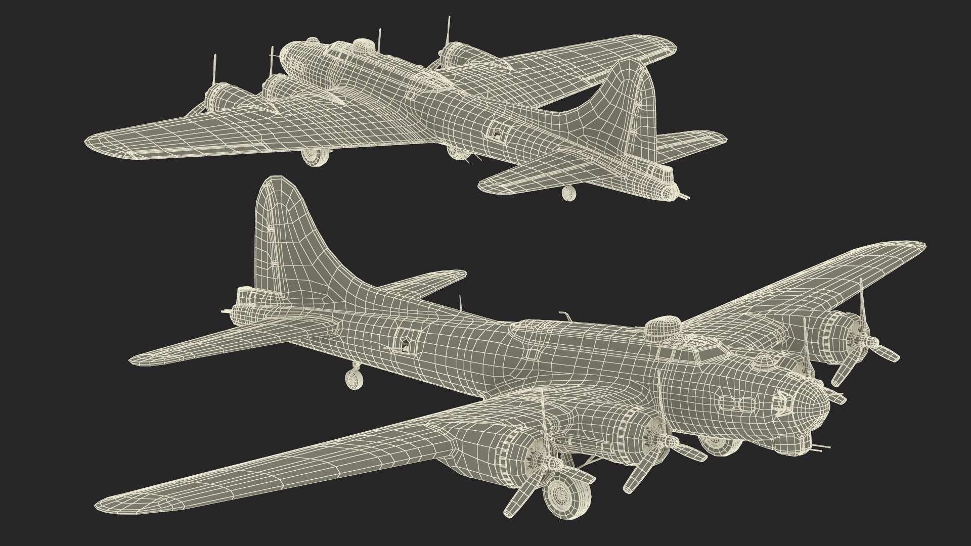 3D Boeing B-17 Bomber Rigged for Maya https://p.turbosquid.com/ts-thumb/FT/UaESVe/J8/boeingb17bomberriggedformaya3dmodel047/jpg/1723948688/1920x1080/fit_q87/f7f51b21efefe8edd75dbb9874b525ddd6a57cc0/boeingb17bomberriggedformaya3dmodel047.jpg