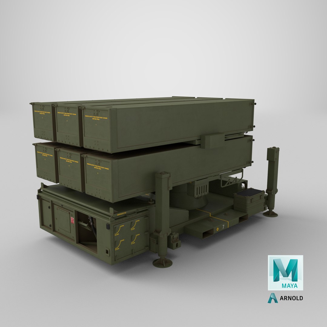 3D NASAMS Air Defense System Is Small-Medium Range Model - TurboSquid ...
