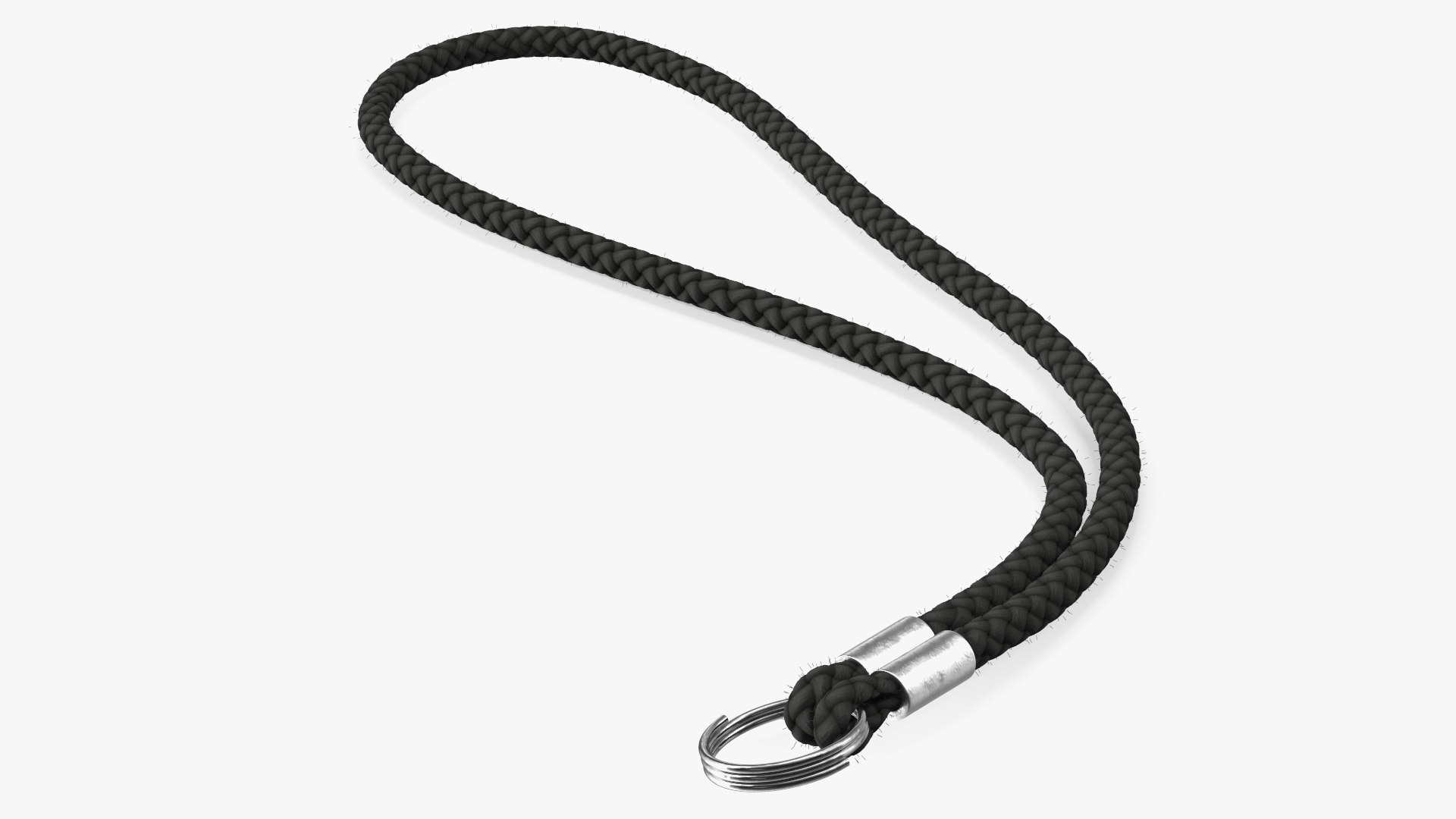 Black Wrist Strap Fur 3D model preview