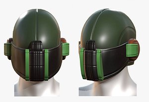 gas mask helmet 3D model