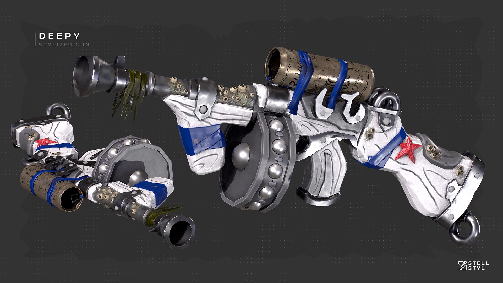 3D DEEPY w IMPROVISED SCOPE STELL STYL STYLIZED GUN model https://p.turbosquid.com/ts-thumb/FT/kQogDS/Pf/frontadeepytreeleech7f/png/1669635482/1920x1080/fit_q87/d5de112ac7d896a92f6cb5c5197b853c65bd4e5a/frontadeepytreeleech7f.jpg
