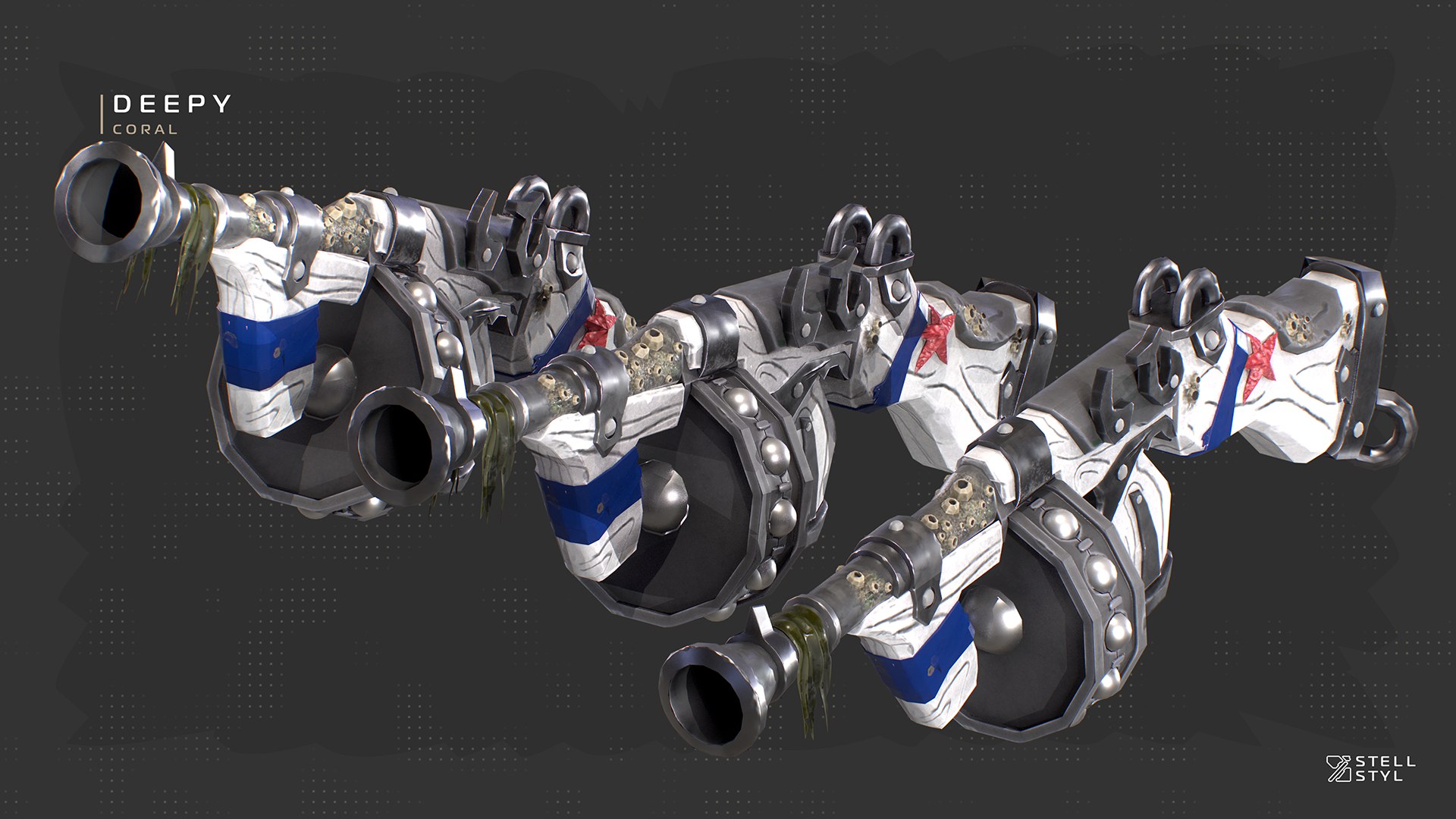 3D DEEPY w IMPROVISED SCOPE STELL STYL STYLIZED GUN model https://p.turbosquid.com/ts-thumb/FT/kQogDS/fX/frontadeepytreeleech6/png/1669635488/1920x1080/fit_q87/704ad03bff50f318ee9813d6ac5bc2b8cddea688/frontadeepytreeleech6.jpg