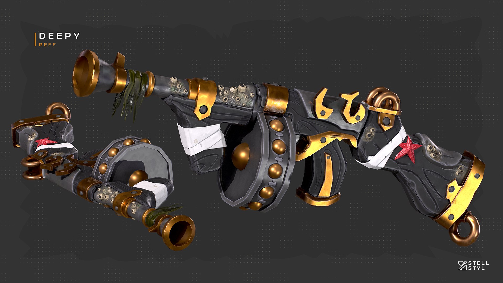 3D DEEPY w IMPROVISED SCOPE STELL STYL STYLIZED GUN model https://p.turbosquid.com/ts-thumb/FT/kQogDS/jV/frontadeepytreeleech14/png/1669635490/1920x1080/fit_q87/c766d4a8ef876c588ccddc16aa8607248ceb763a/frontadeepytreeleech14.jpg