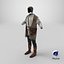 Medieval Simple Clothes Set 3D model