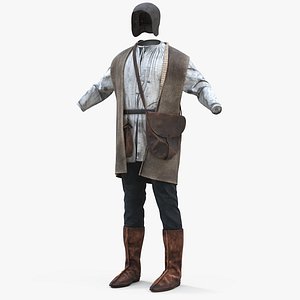 Medieval Simple Clothes Set 3D model