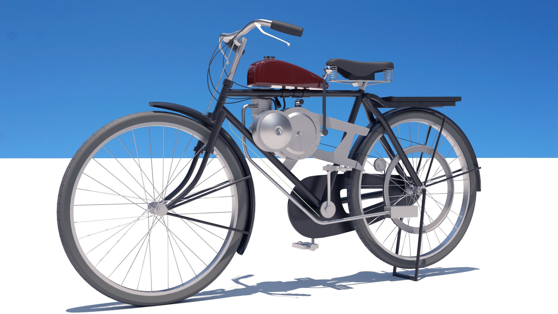 engine assisted bicycle