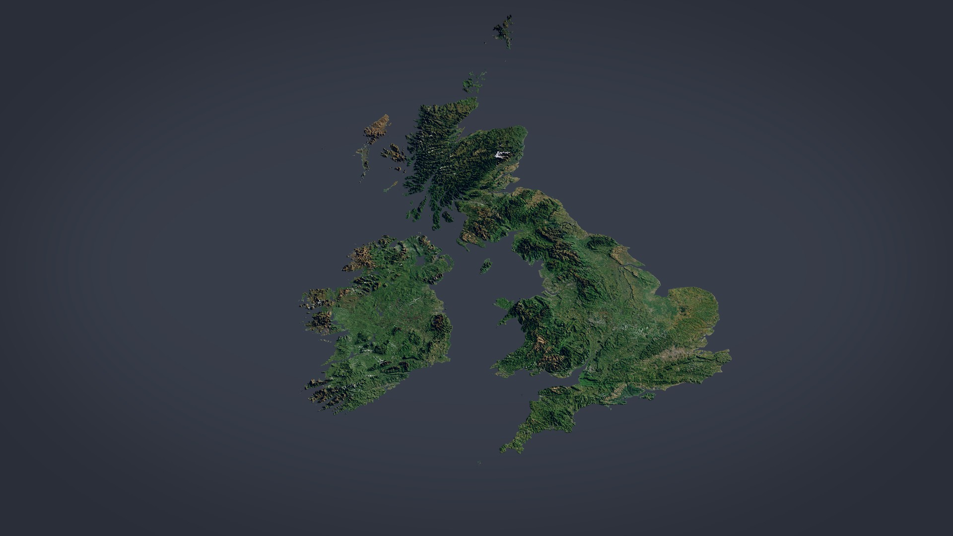 British Isles Photorealistic World 3D Model - TurboSquid 1506380