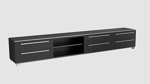 TV Rack Wide Black model