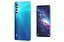 TCL 20 Pro Schwarz und Blau Low Poly