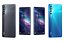 TCL 20 Pro Schwarz und Blau Low Poly