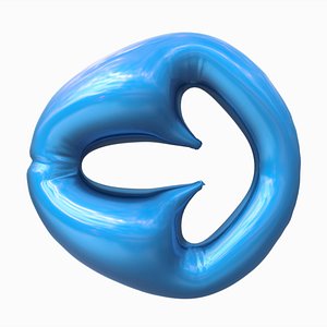 3D Arrow Icon Shaped Balloon