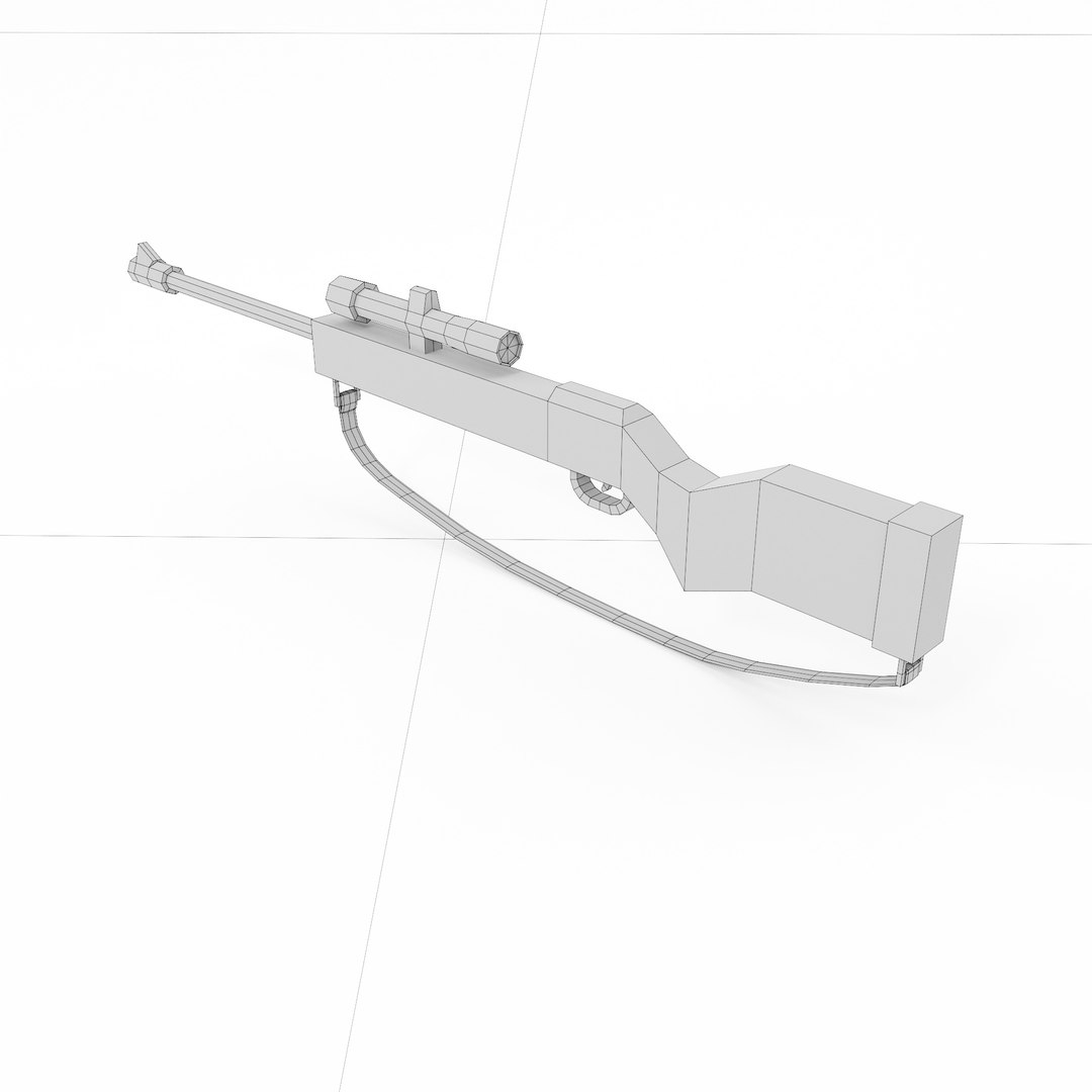 STEYR SCOUT Sniper Rifle Gun 3D Model - TurboSquid 1991683
