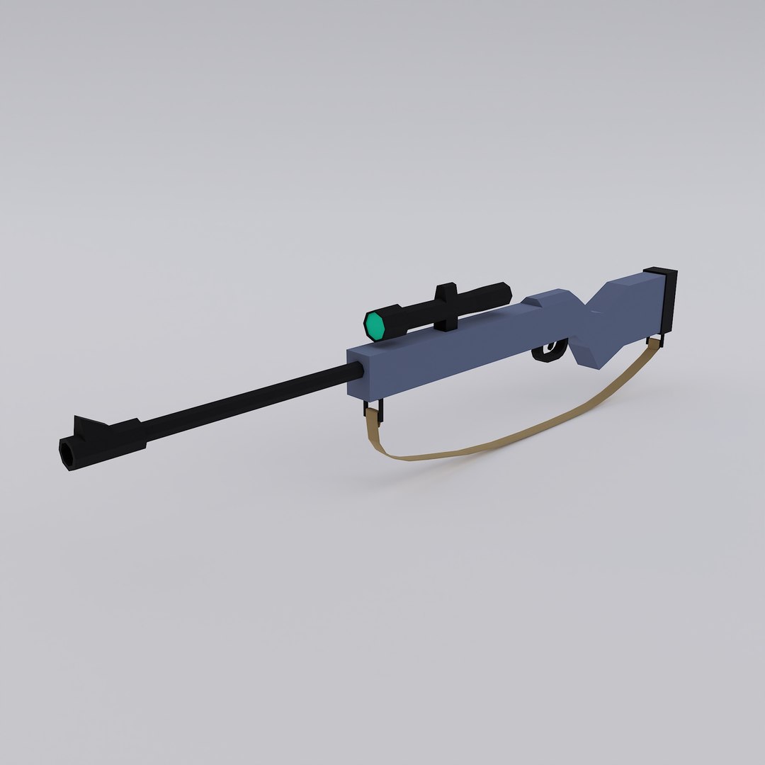 STEYR SCOUT Sniper Rifle Gun 3D Model - TurboSquid 1991683