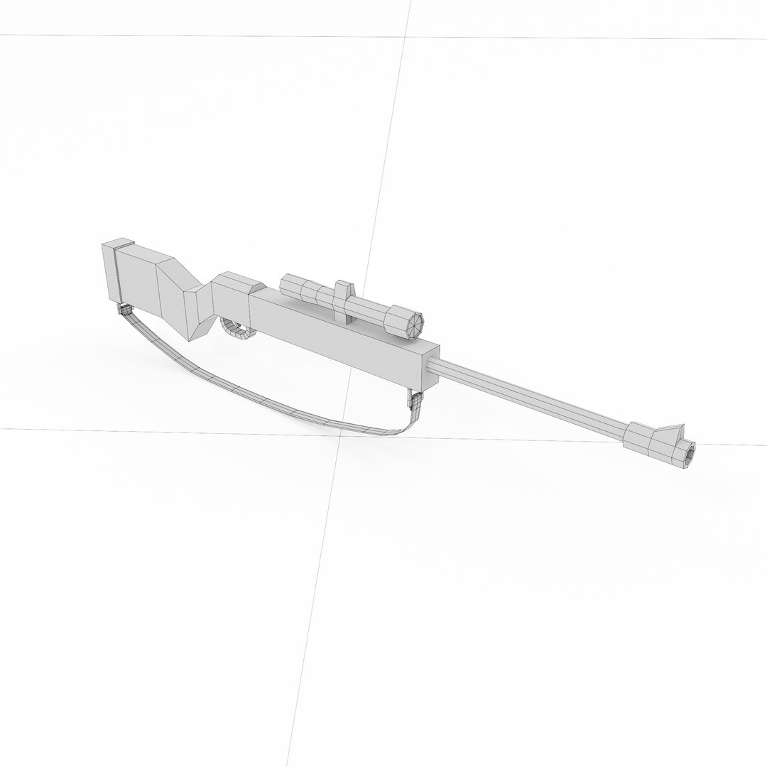 STEYR SCOUT Sniper Rifle Gun 3D Model - TurboSquid 1991683