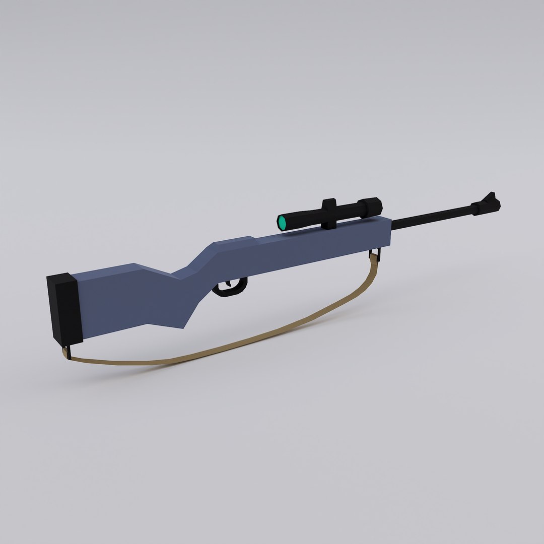 STEYR SCOUT Sniper Rifle Gun 3D Model - TurboSquid 1991683