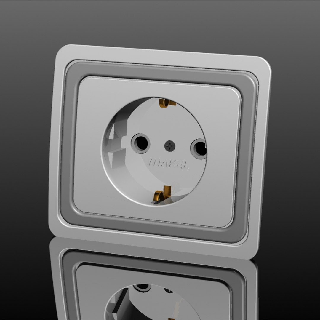 multi plug 3d model