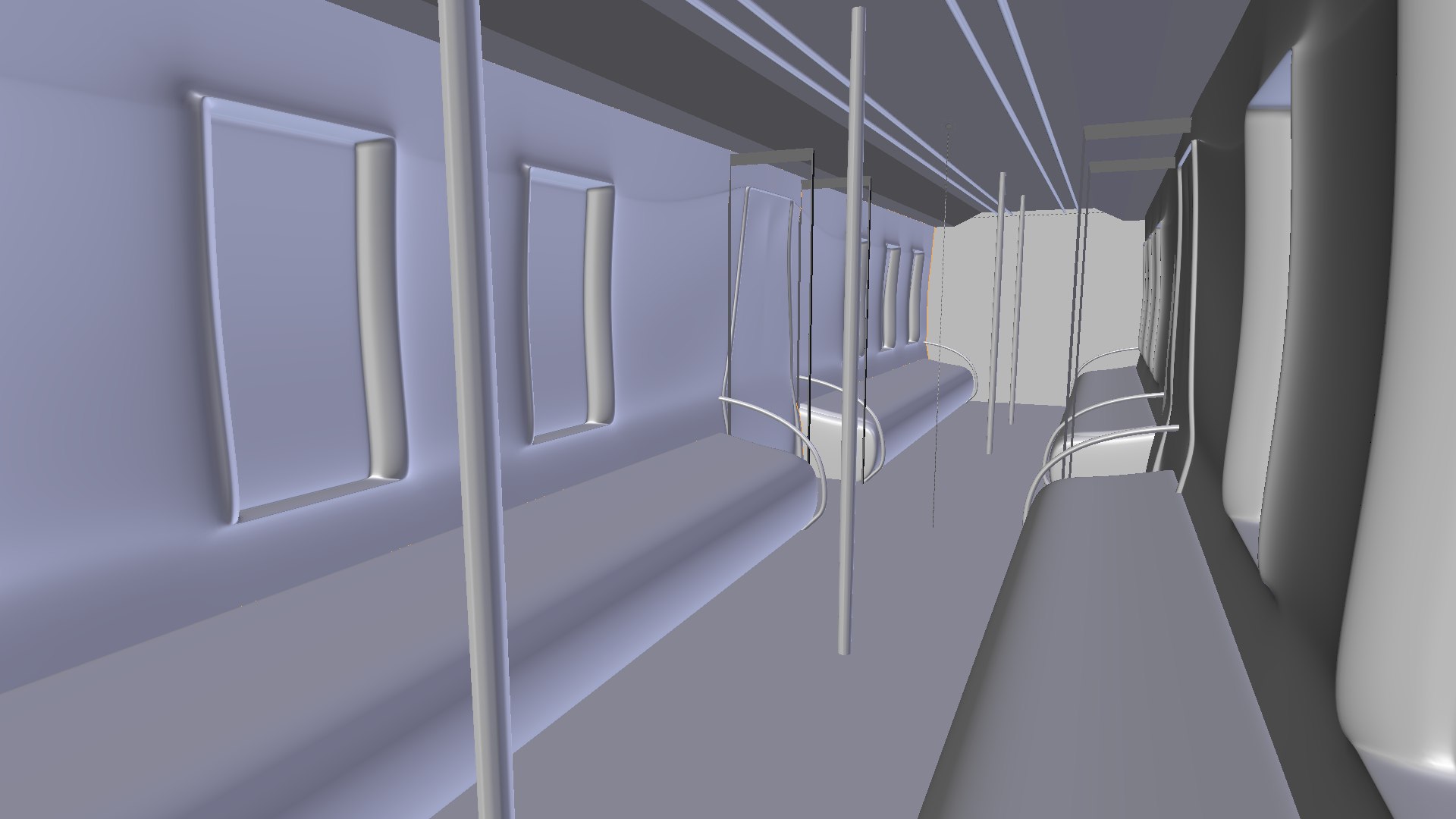 Subway Train 3D - TurboSquid 1390411