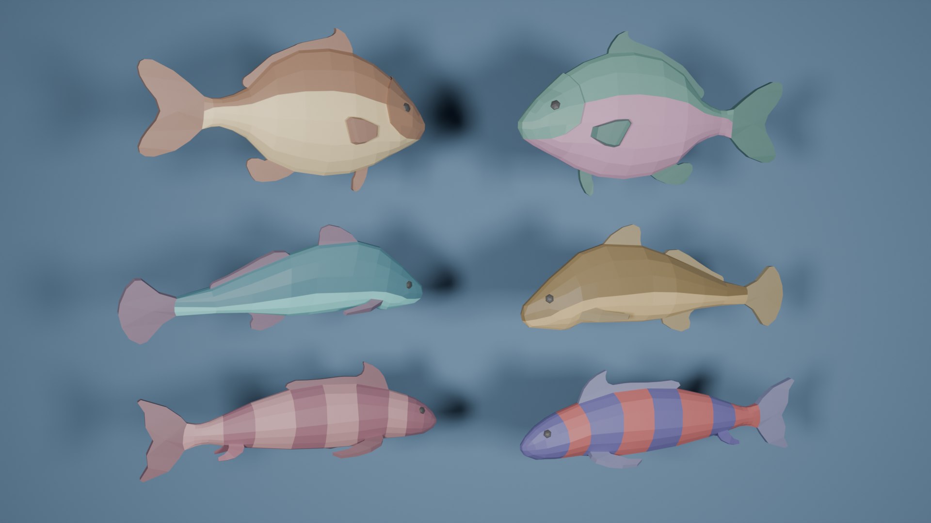 Free 3D Low Poly Fish Model - TurboSquid 2458810