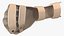 Handschiene mit Fingern Beige
