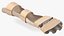 Handschiene mit Fingern Beige