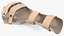 Handschiene mit Fingern Beige