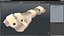 Handschiene mit Fingern Beige
