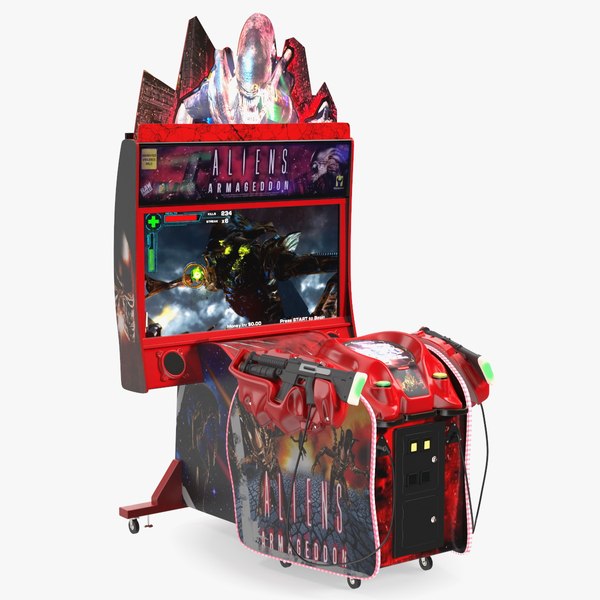 3D Aliens Armageddon Arcade Shooting Game On State model