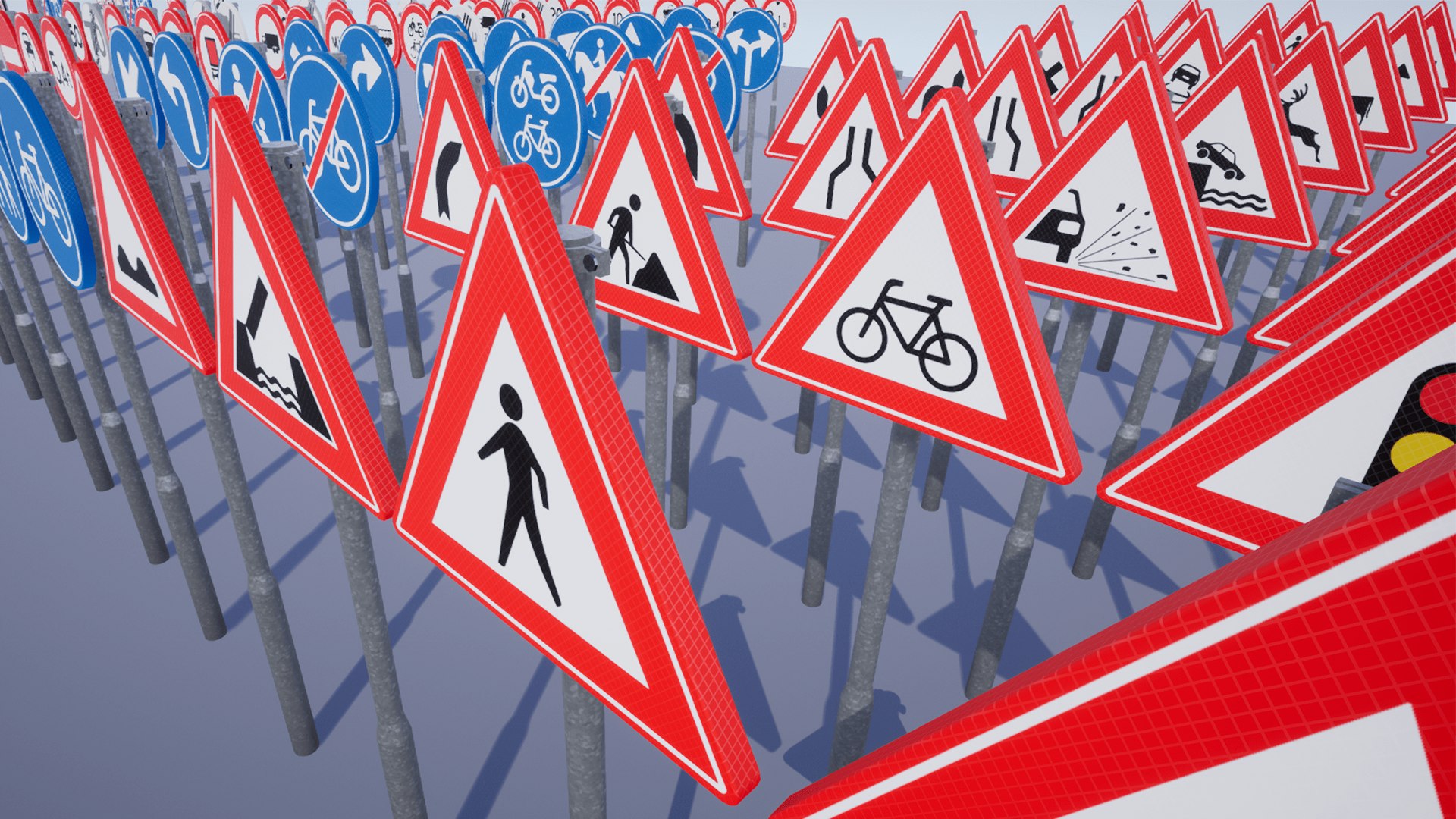 Dutch traffic signs 3D model - TurboSquid 1323707