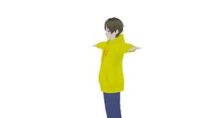 Anime Boy  Rigged
