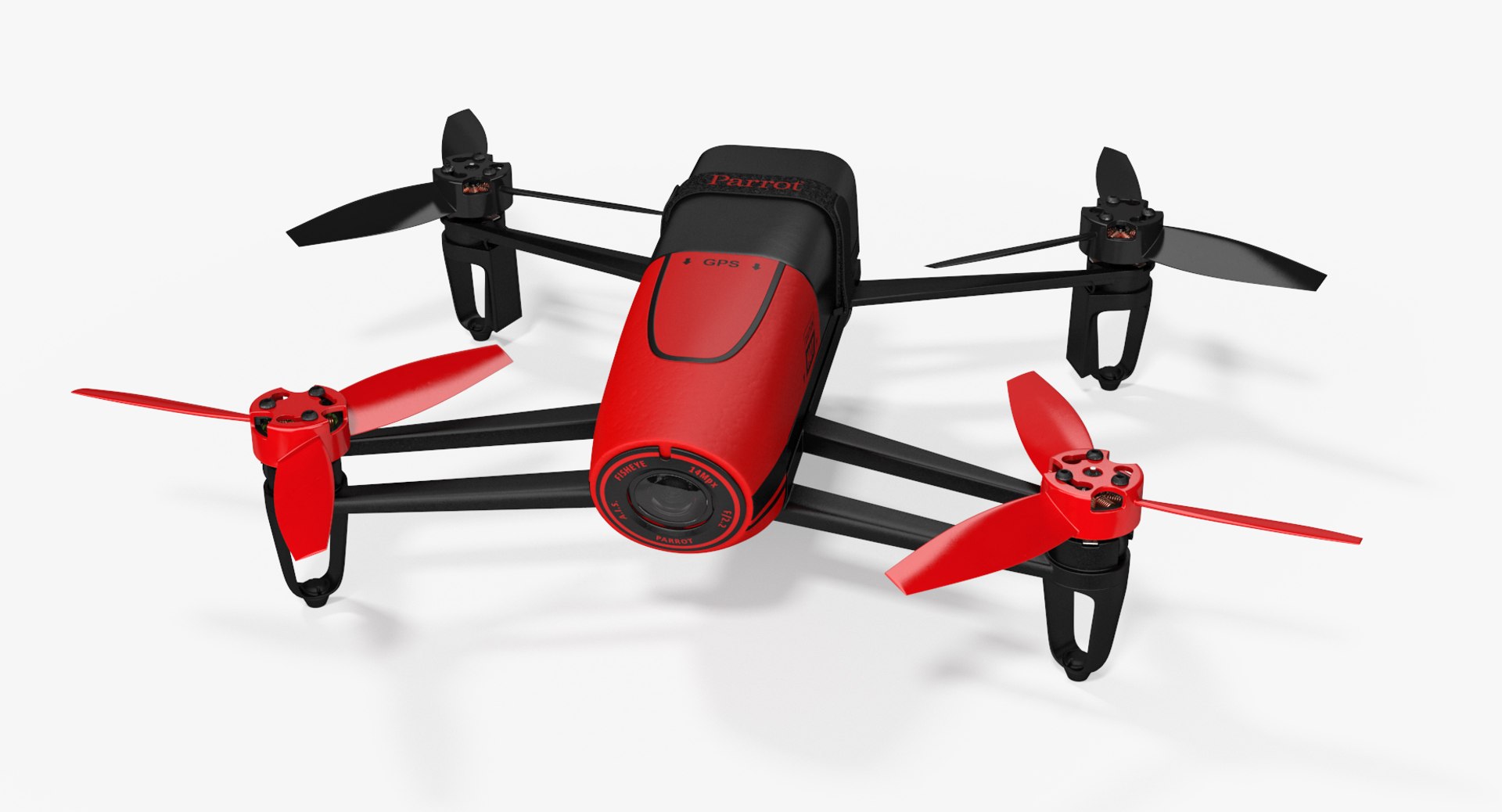 3D model parrot bebop quadcopter drone - TurboSquid 1193604