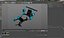 Parrot Bebop Quadcopter Drone 3D Models Set