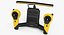 Parrot Bebop Quadcopter Drone 3D Models Set