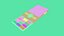CELL PHONE cartoon DUE MODELLI RIGGED e READY per l'animazione