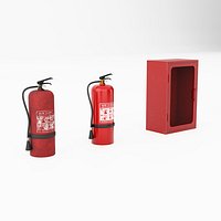 Emergency Fire Safety Props - Clean and Weathered