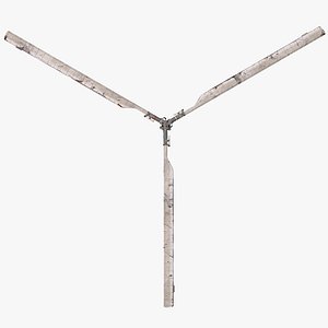 helicopter main rotor 3d model