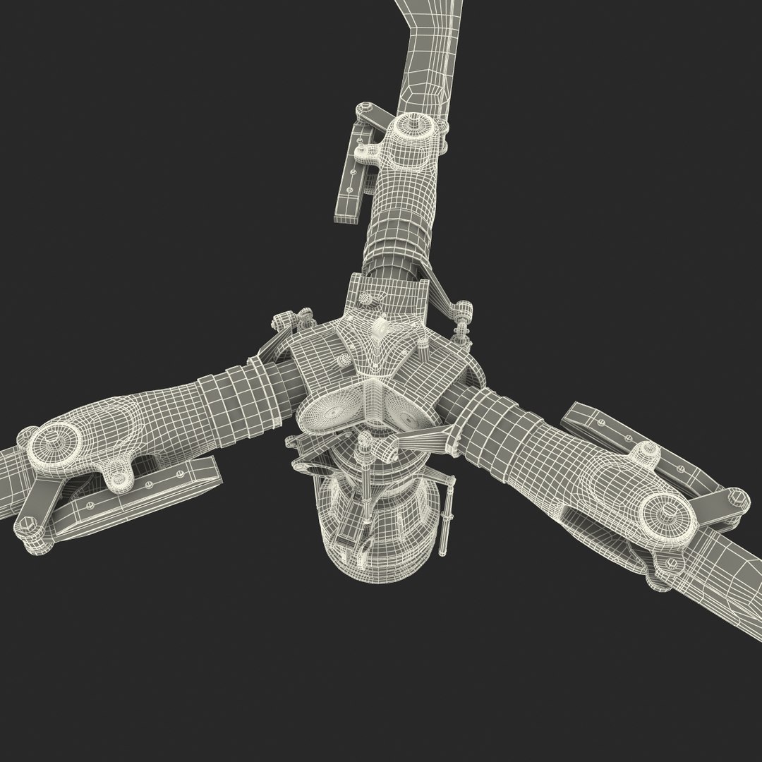 Helicopter Main Rotor 3d Model
