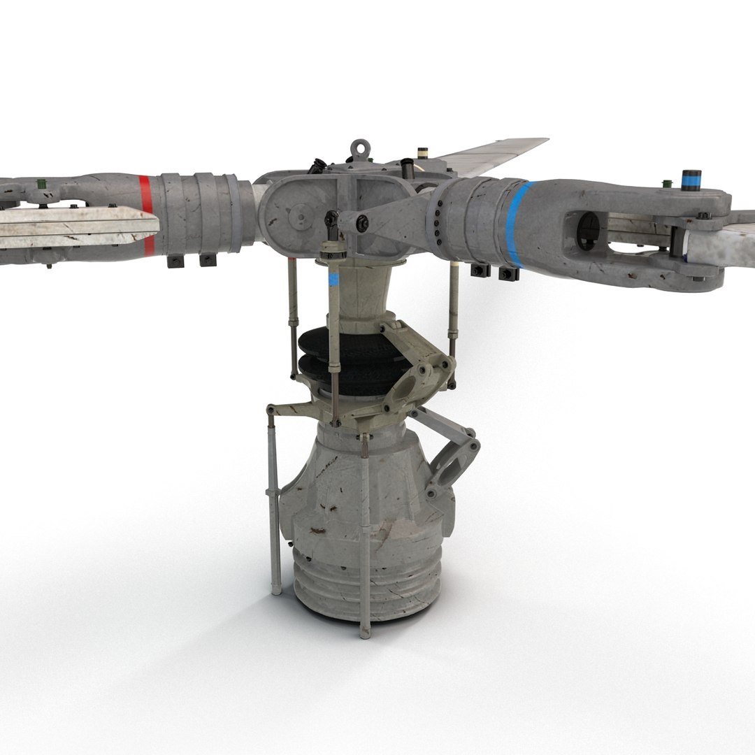 Helicopter Main Rotor 3d Model