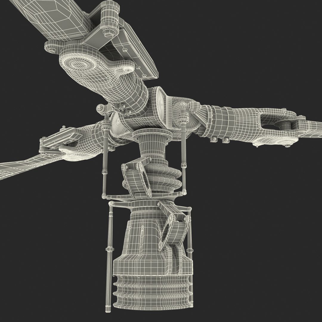 Helicopter Main Rotor 3d Model