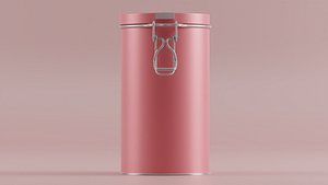 3D Coffee can model