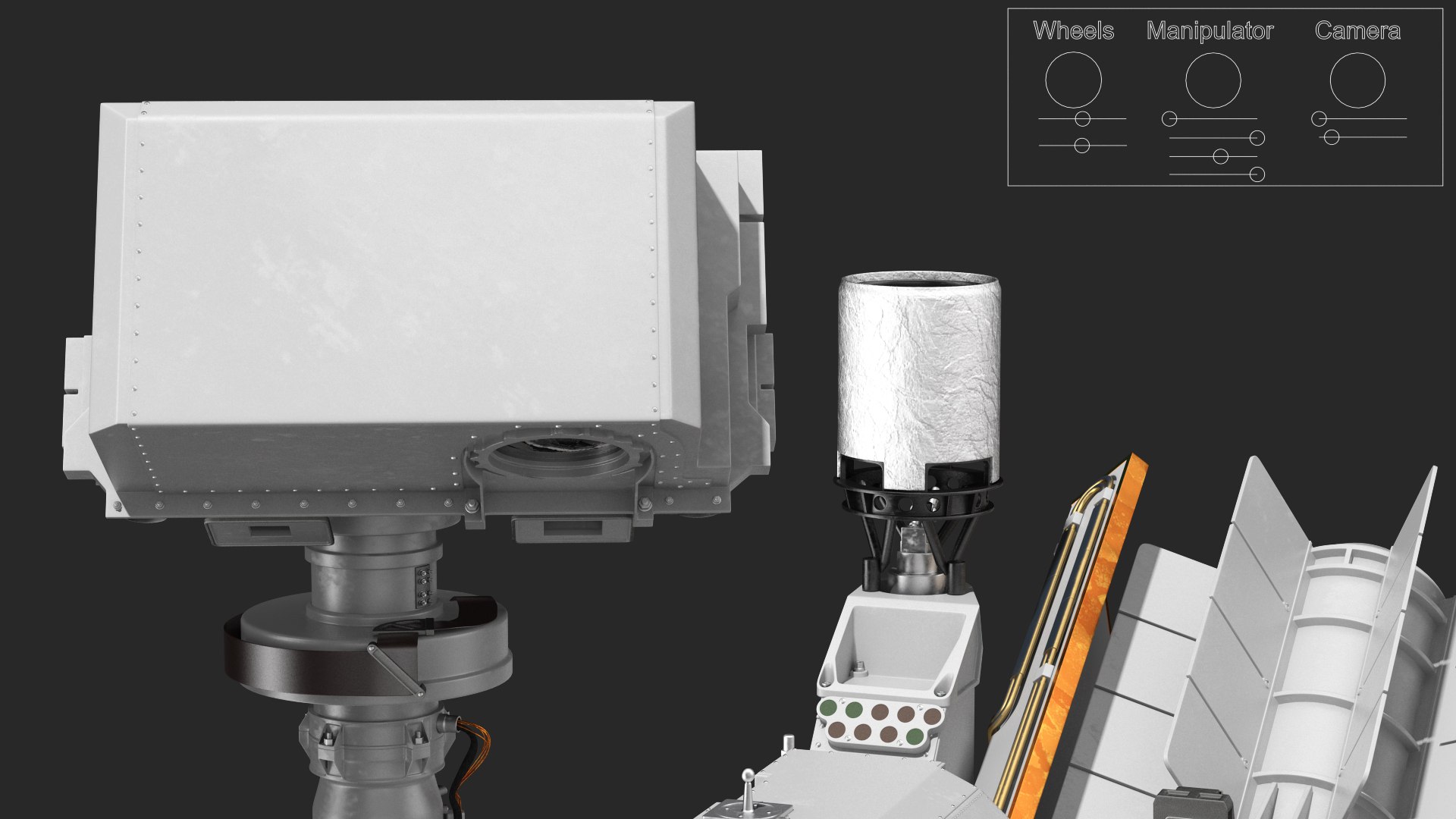 3D Mars Exploration Rover Rigged - TurboSquid 2384554