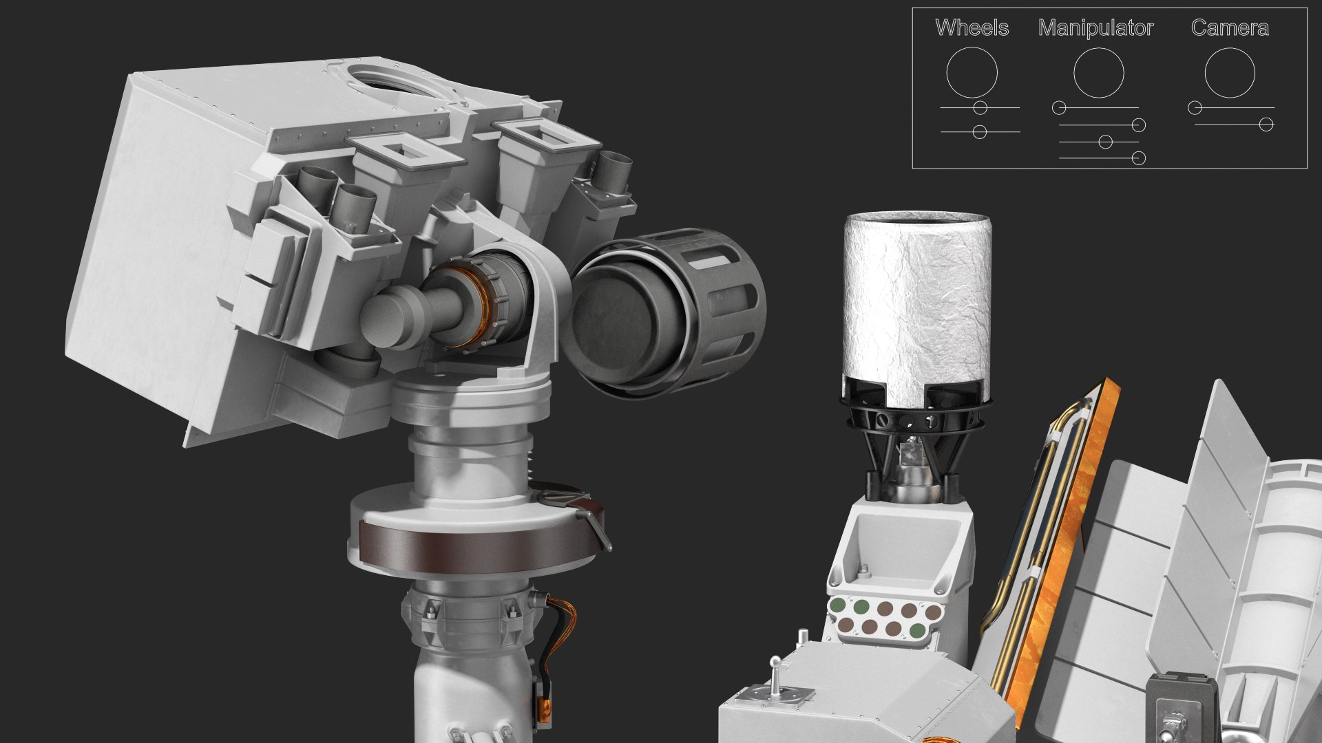 3D Mars Exploration Rover Rigged - TurboSquid 2384554