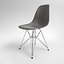 Vitra Eames Silla plástica DSR basalto
