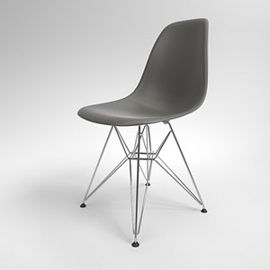 Vitra Eames Plastic Chair DSR basalt