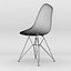 Vitra Eames Silla plástica DSR basalto