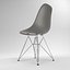 Vitra Eames Silla plástica DSR basalto