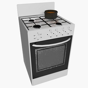 gas-range gas 3d model