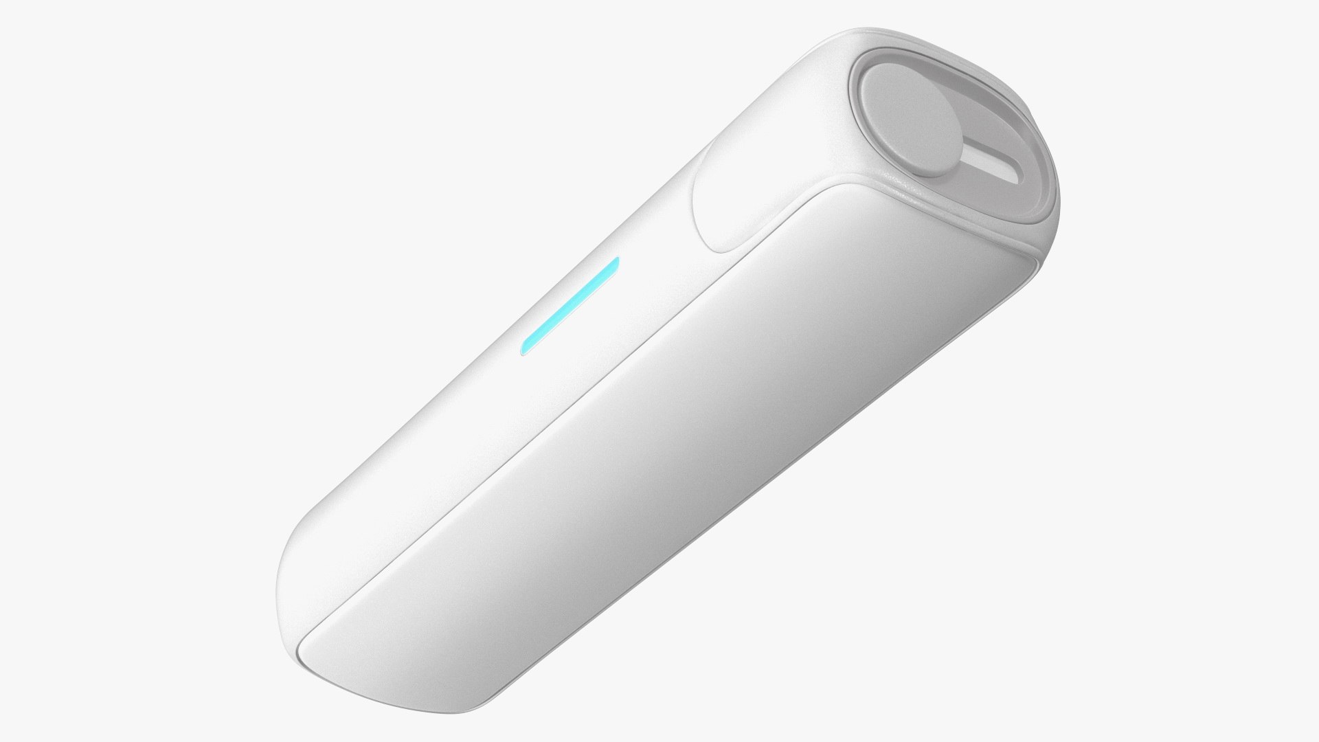 Heated Electronic Cigarette White 3D model preview