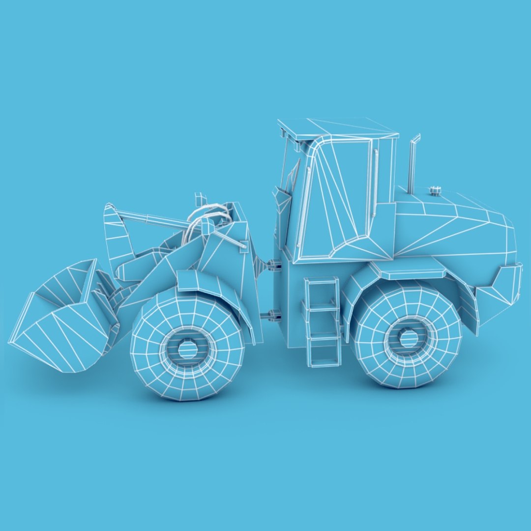 wheel loader 3D model https://p.turbosquid.com/ts-thumb/FU/ZafUPQ/RC95P8A6/pic02_wire/jpg/1507898633/1920x1080/fit_q87/92c8b39e40c7e68785824eb325d6225a7173ef37/pic02_wire.jpg